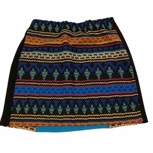 Renee London abstract tribal print skirt size M/L